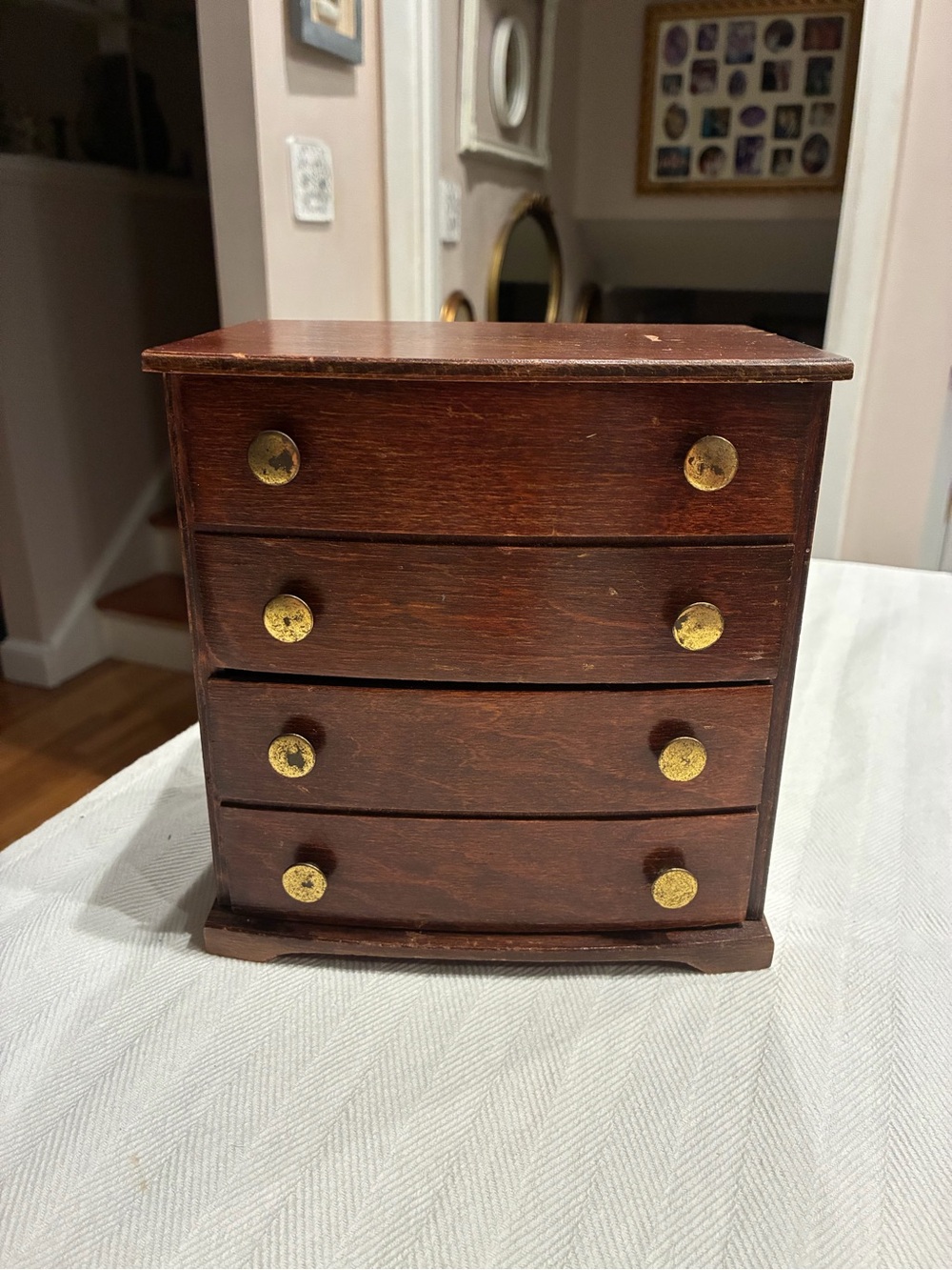Vintage Wood Doll Furniture Chest of Drawer’s